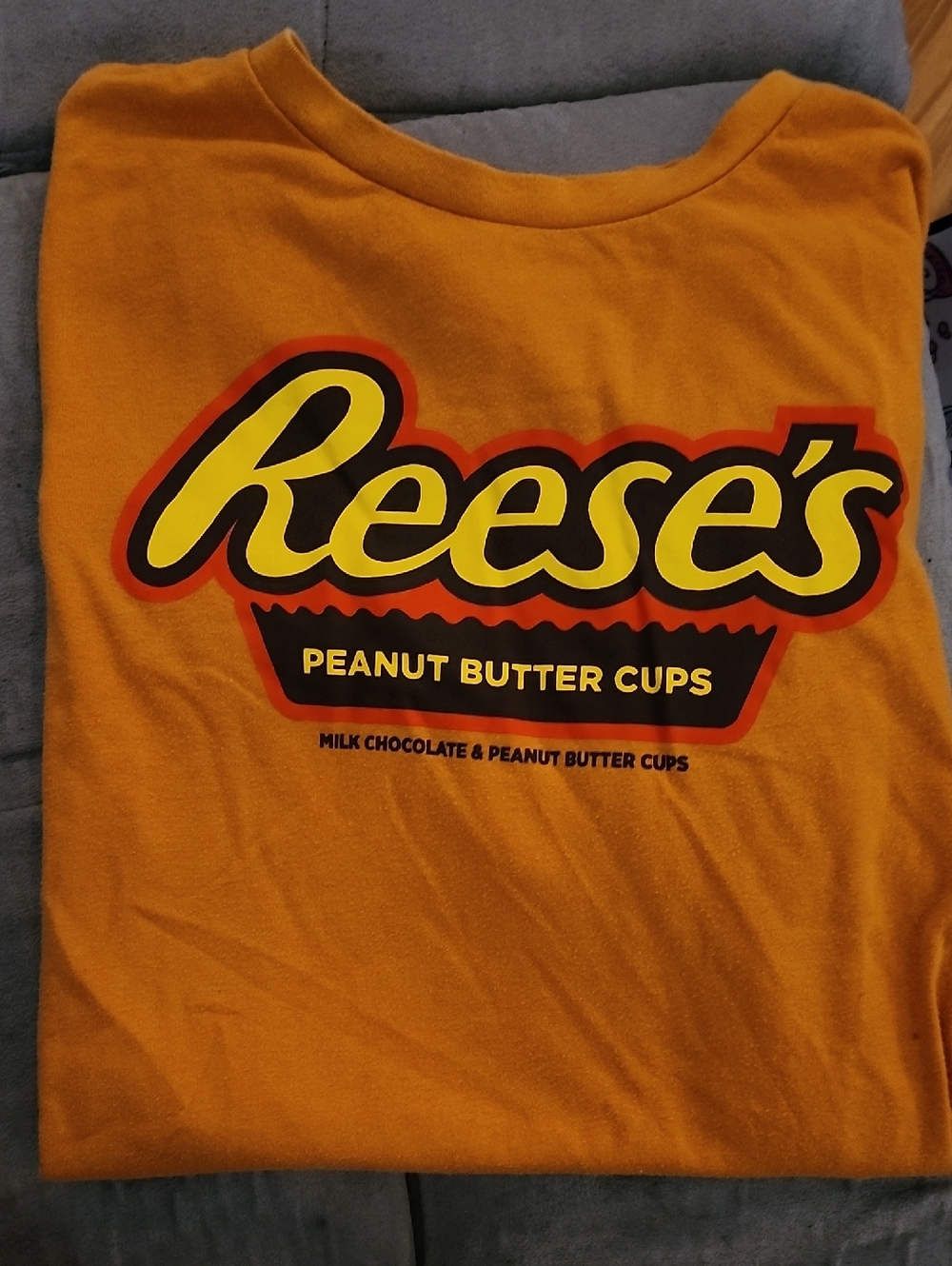 Boys' Orange Graphic Tee - Peanut Butter Cups Logo